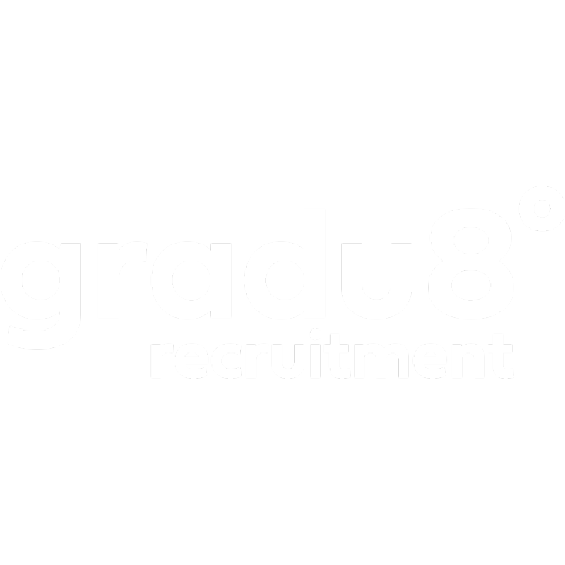 gradu8 Logo White